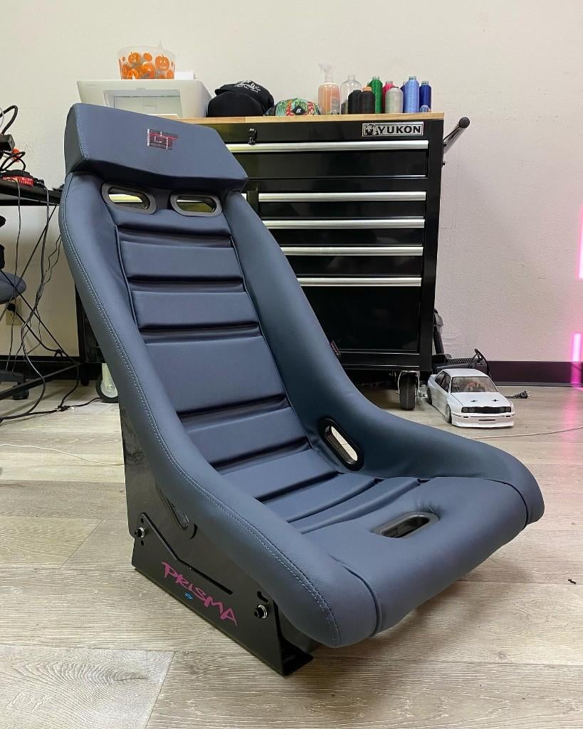 NRG Prisma GT Comet Marine Blauw zilver leder Kuipstoel, Auto diversen, Tuning en Styling, Ophalen of Verzenden