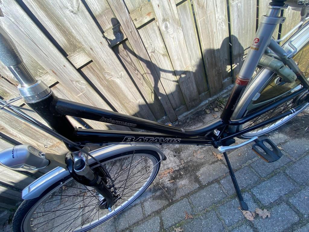 Batavus Intermezzo damesfiets met lage instap, Ophalen, Batavus, 53 tot 56 cm, Gebruikt