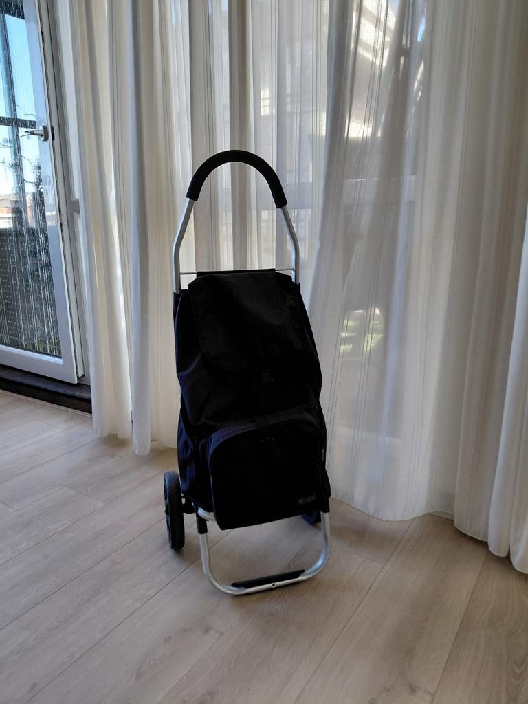 Boodschappentrolley, Sieraden, Tassen en Uiterlijk, Tassen | Reistassen en Weekendtassen, 30 cm of meer, Zwart, Minder dan 35 cm