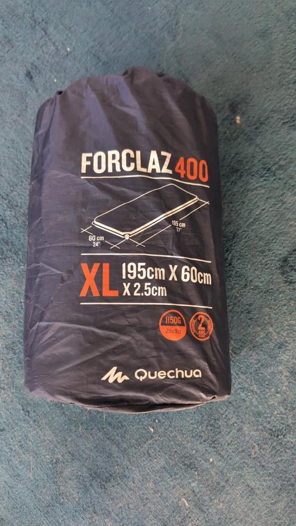 Forclaz 400 XL zelfopblazende slaapmat 195x60x2.5cm, Ophalen, Gebruikt, 1-persoons