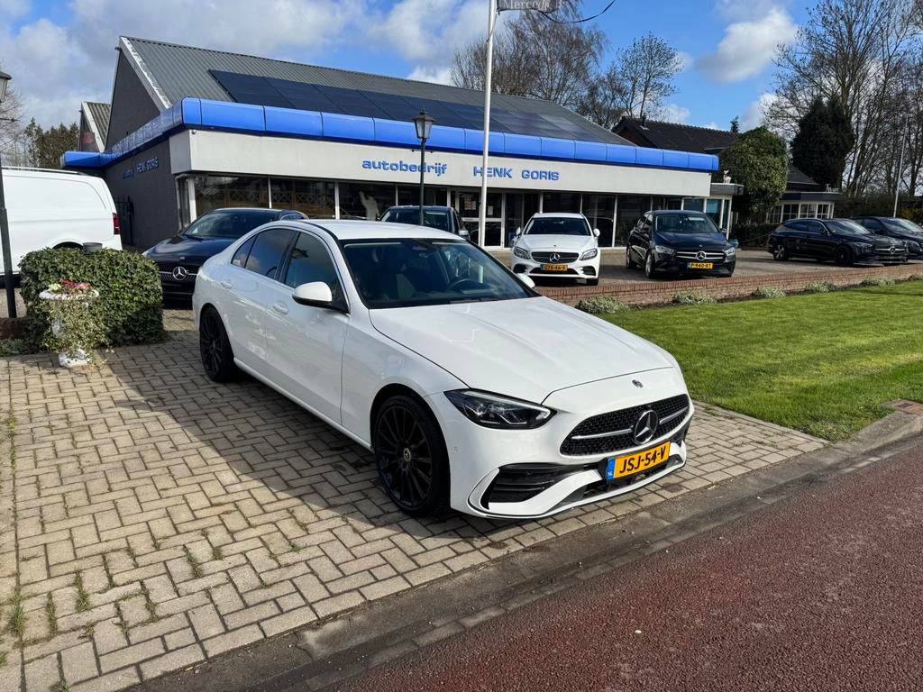 Mercedes c200 4 wheel drive paas aanbieding nu 34900, Automaat, 1800 kg, 4 cilinders, Leder en Stof