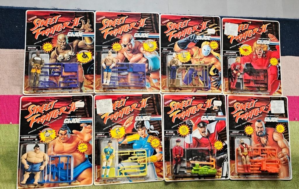 Vintage G.I. Joe Street Fighter 2 figuren, MOC, Ophalen of Verzenden