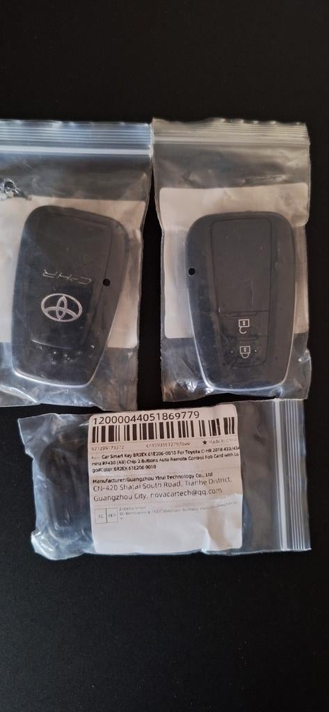 Autosleutel Smart Key Toyota C-HR, Ophalen of Verzenden, Nieuw, Smart