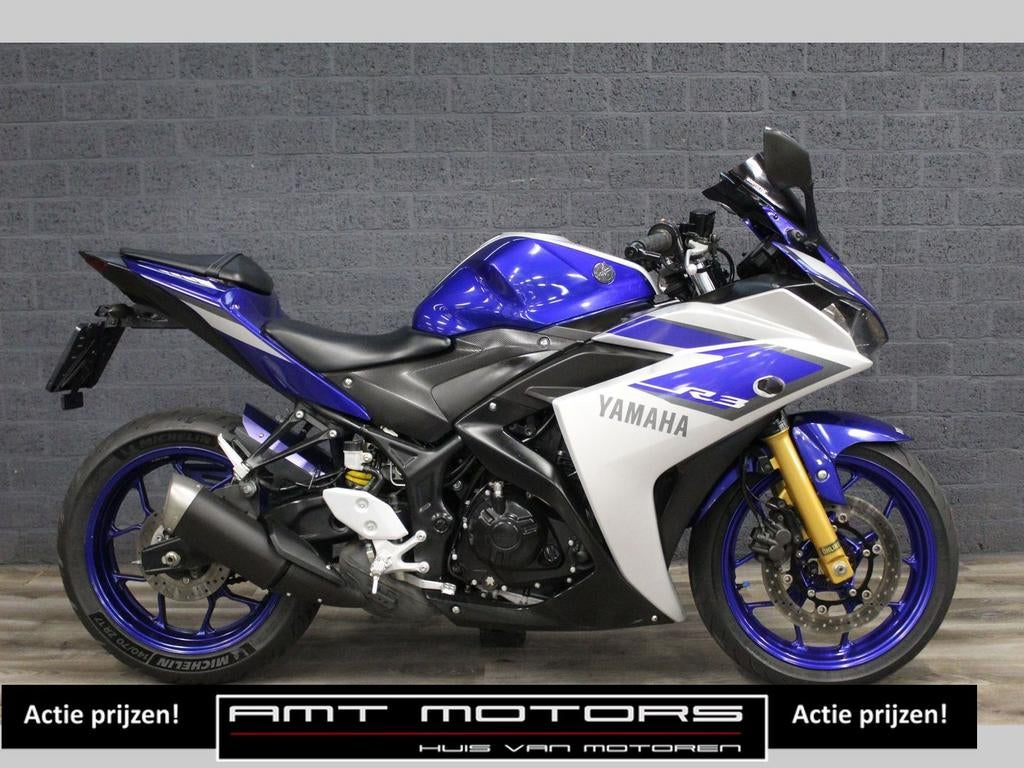 YAMAHA YZF R3 ABS (bj 2016) 24,410 km A2 Geschikt, Motoren, Motoren | Yamaha, Bedrijf, Super Sport, 2 cilinders, Minimaal motorrijbewijs A2