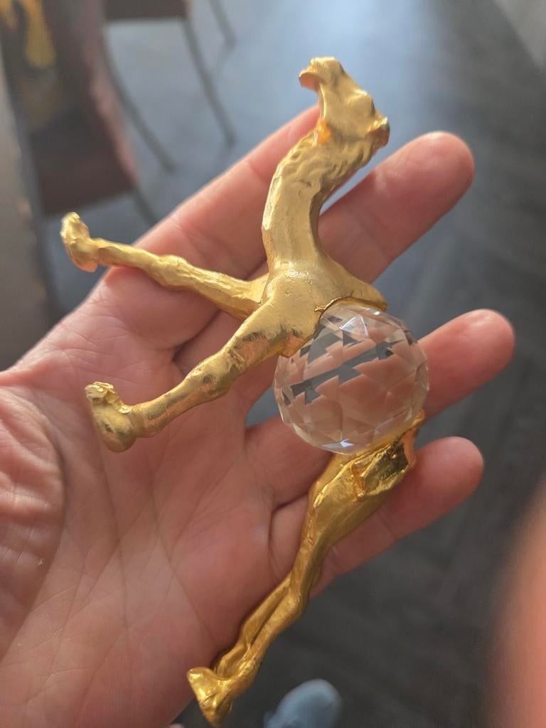 Kameel met Kristallen Bol - Uniek Decoratiestuk, Ophalen of Verzenden