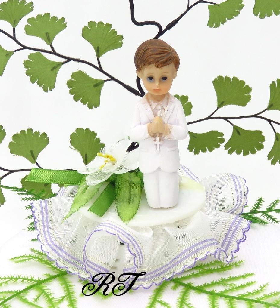 Zeer mooie communie beeldje voor een jongetje., Ophalen of Verzenden, Nieuw, Versiering, Overige