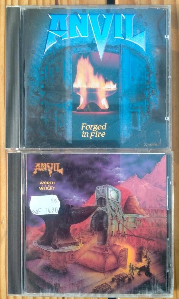 Twee cd's Anvil: Forged in Fire en Worth the Weight, Ophalen of Verzenden, Zo goed als nieuw