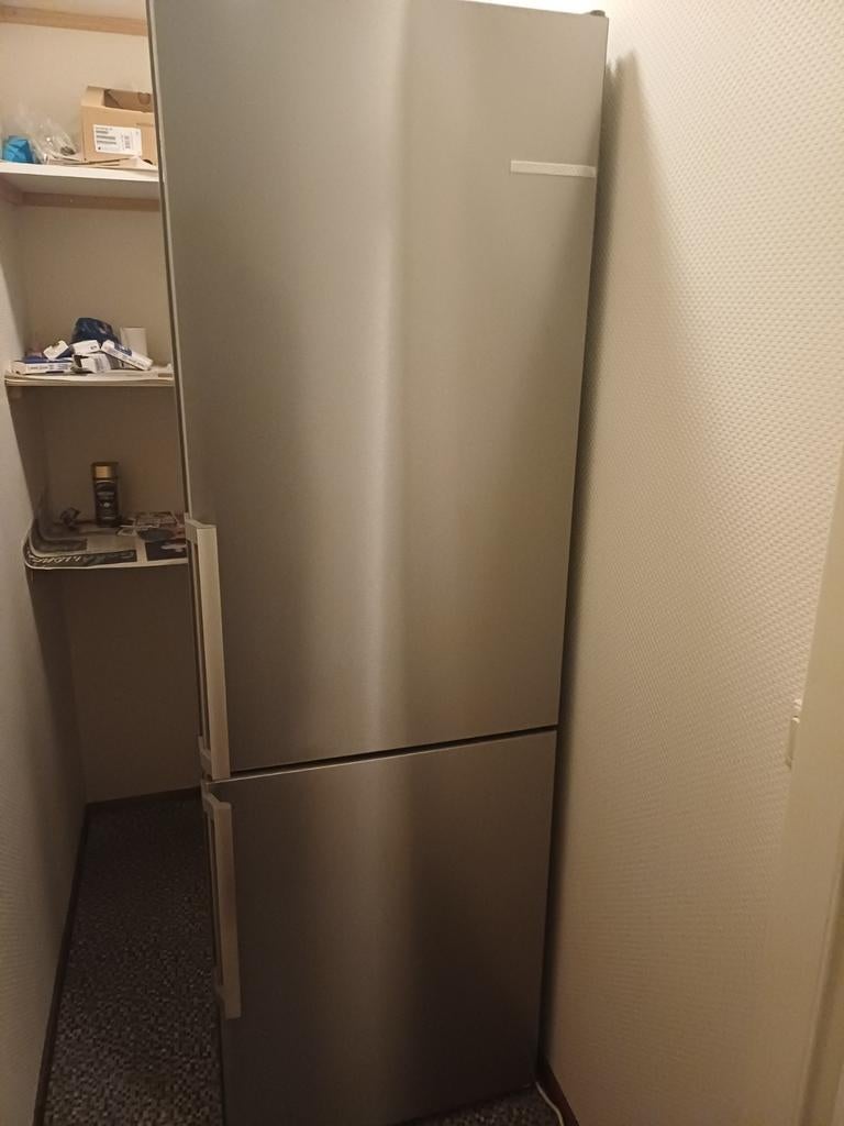 Bosch rvs kgn36vict - serie 4 koelvries combi No Frost, 200 liter of meer, Ophalen of Verzenden, Met aparte vriezer, 160 cm of meer