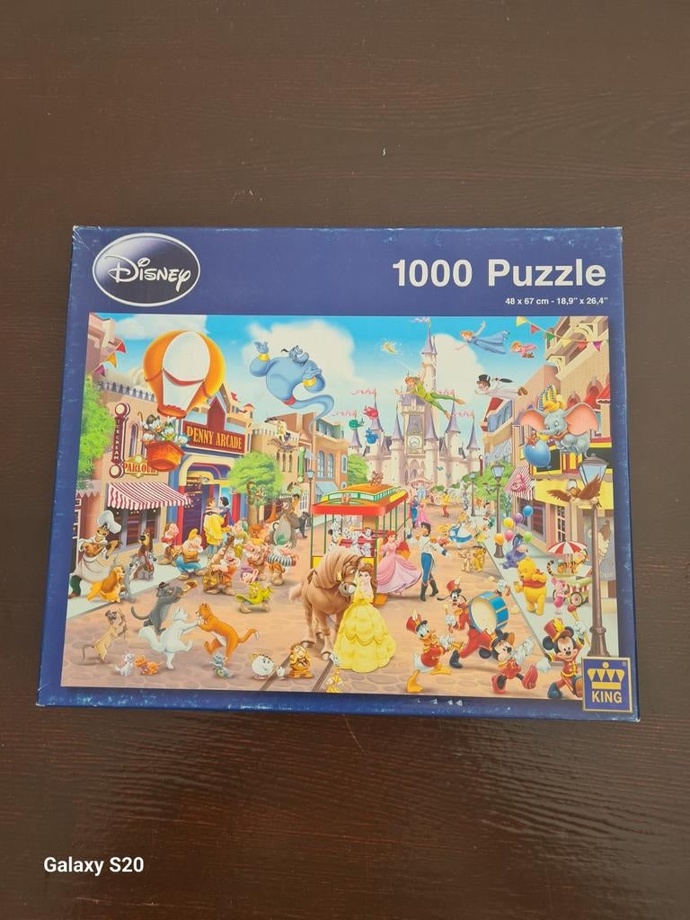 Disney 1000 stukjes puzzel, Ophalen of Verzenden, 500 t/m 1500 stukjes, Zo goed als nieuw, Legpuzzel