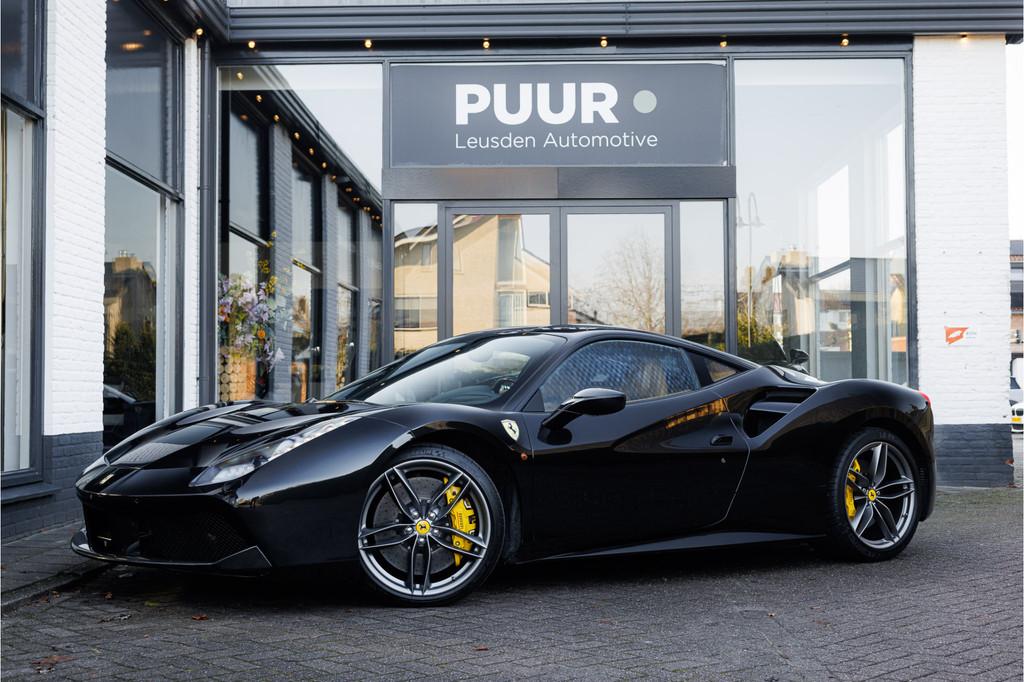 Ferrari 488 3.9 GTB [ FERRARI POWER WARRANTY ] Lift - Passen, Auto's, Ferrari, Automaat, Gebruikt, Zwart, Leder