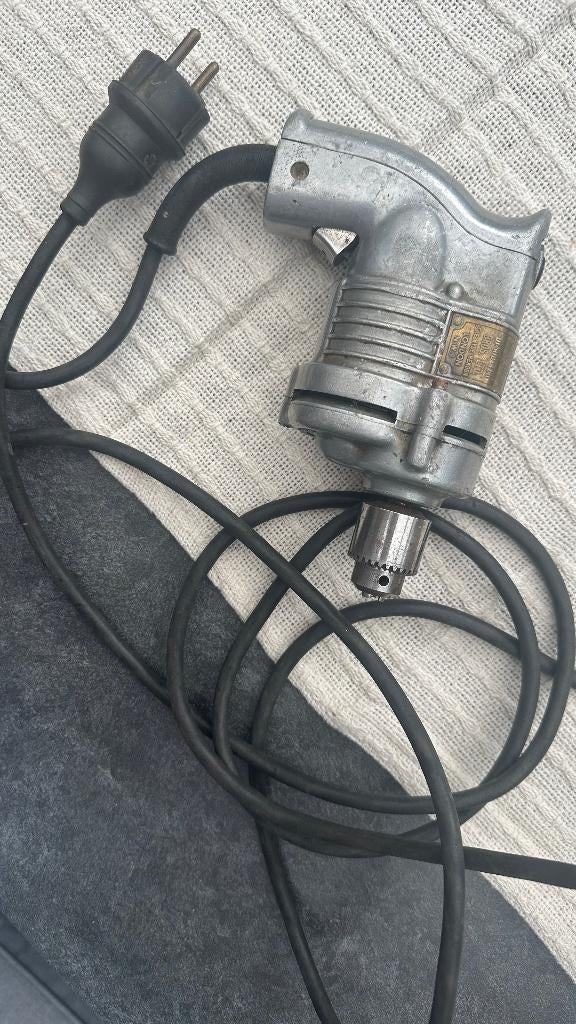 Oude drill gun boormachine Desoutter Brothers (type DG 250), Antiek en Kunst, Ophalen of Verzenden