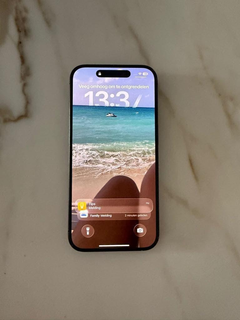 iPhone 15 pro, 128 GB, Zwart, Ophalen of Verzenden, Zo goed als nieuw