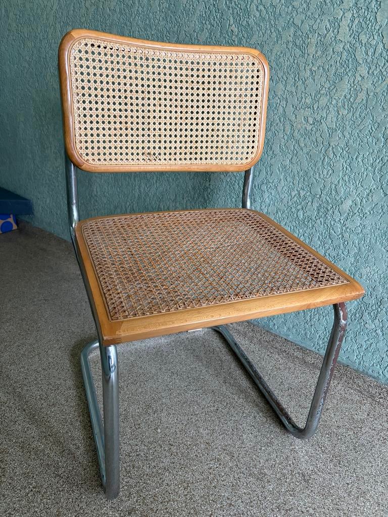 Vintage Cesca webbing stoel - Made in Italy, Ophalen