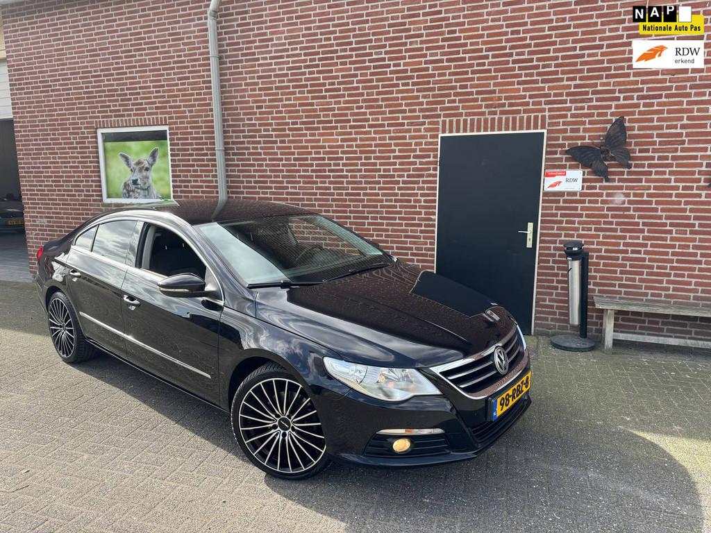 Volkswagen Passat CC 2.0 TSI 4p. 211 pk Zeer netjes, Pdc, Na, Voorwielaandrijving, Euro 5, Stof, Zwart
