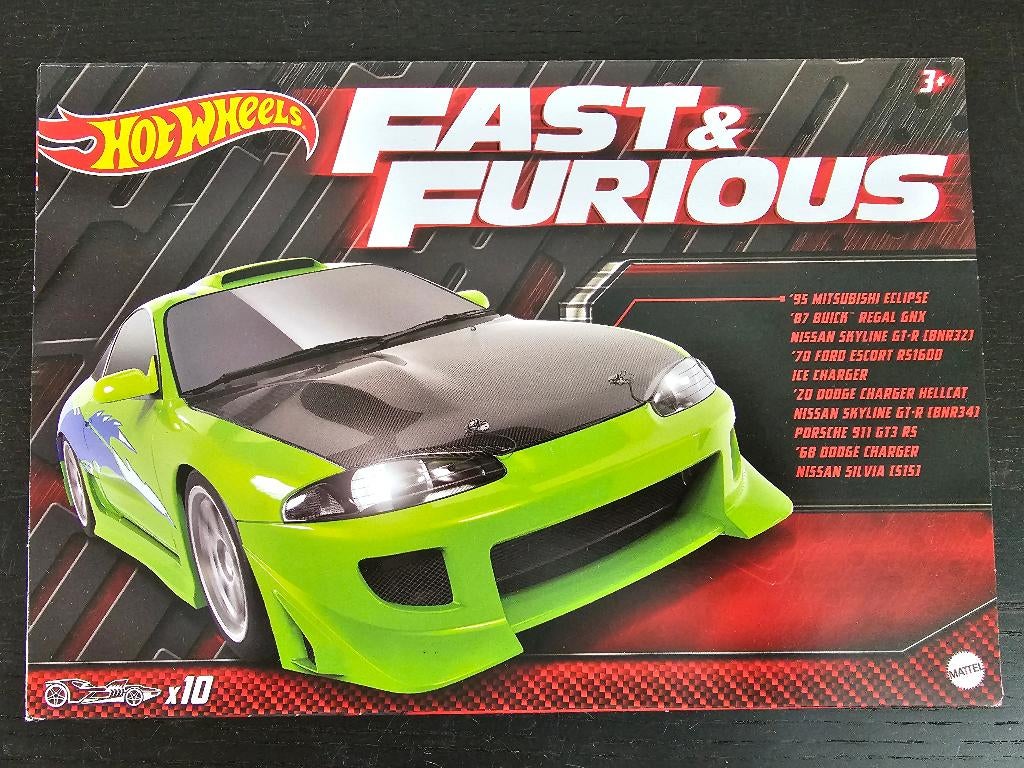 Hot Wheels Fast and the Furious exclusief 10 pack HotWheels, Verzenden, Nieuw, Auto