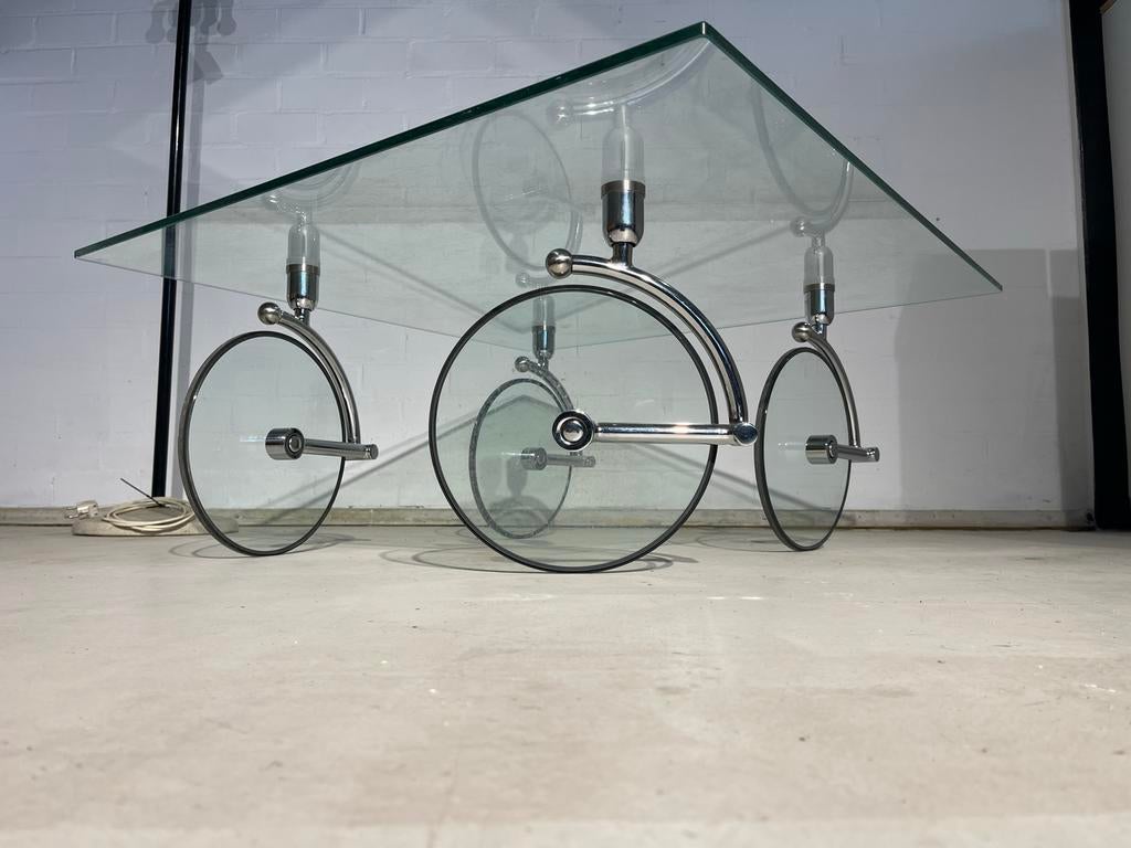 Fontana Arte "Tour" salontafel, Gae Aulenti vintage Artdeco, Huis en Inrichting, Tafels | Eettafels, Ophalen, Gebruikt, 50 tot 100 cm