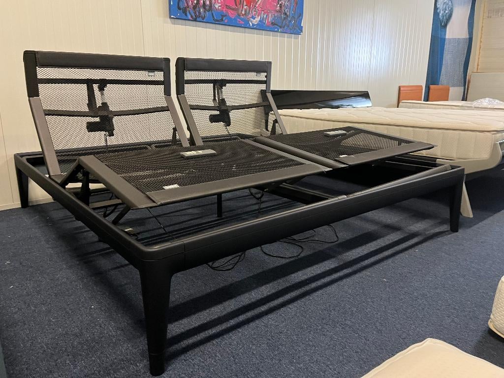 Elektrische Auping Essential (180x200cm)., Ophalen, Verstelbaar, Blauw, Auping Essential