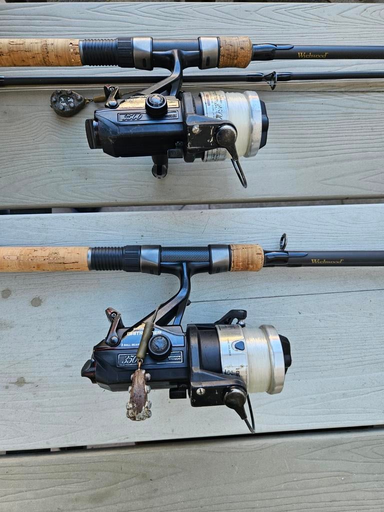 Shimano baitrunner 3500 en Wychwood 9ft 3lbs, Ophalen, Werphengel