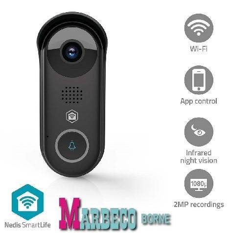 Videodeurbel, Smart "Ring" Doorbell, 3MP Full HD 1296p