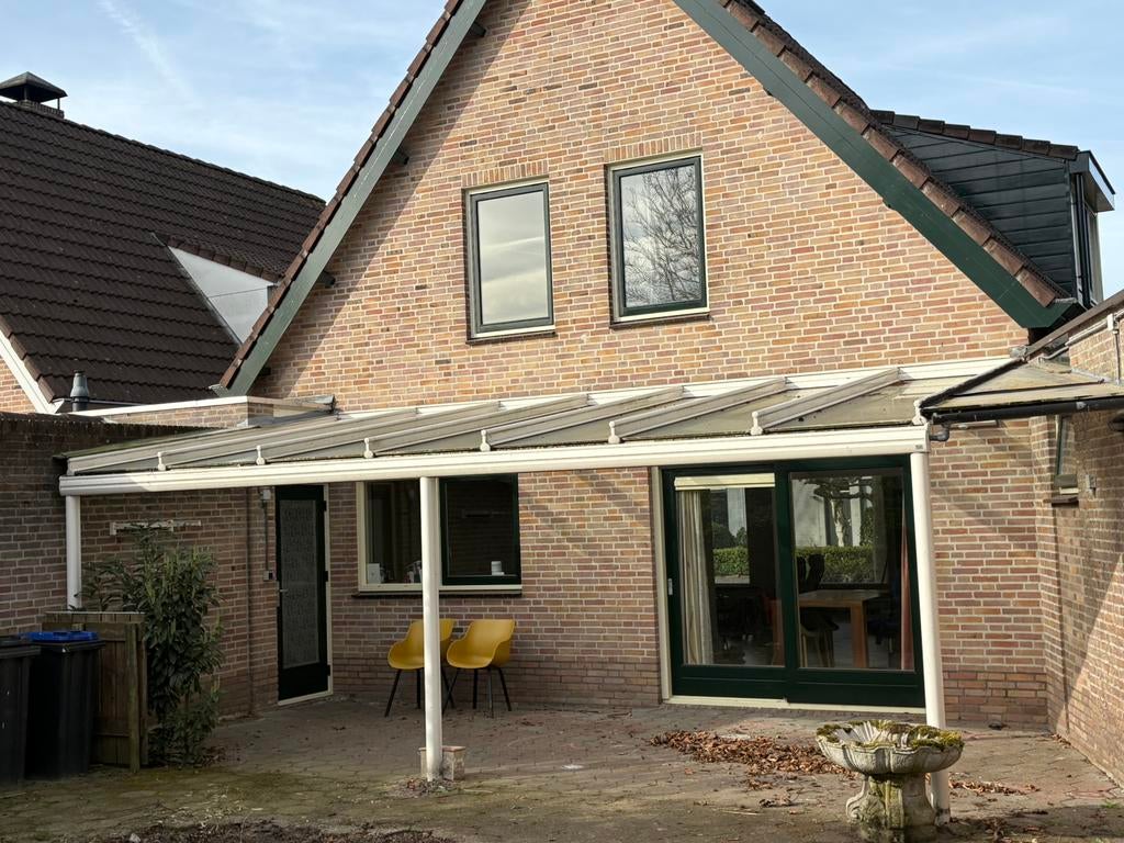 Terrasoverkapping - gratis af te halen, Ophalen, Gebruikt, 450 cm of meer, Elektrisch