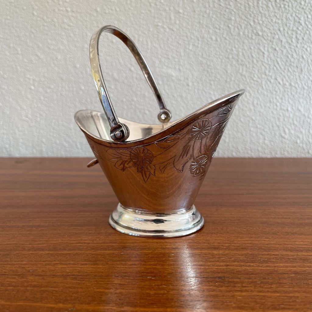 Verzilverde suikerpot (verzilverd)- een aardig prijsje, Antiek en Kunst, Antiek | Goud en Zilver, Verzenden