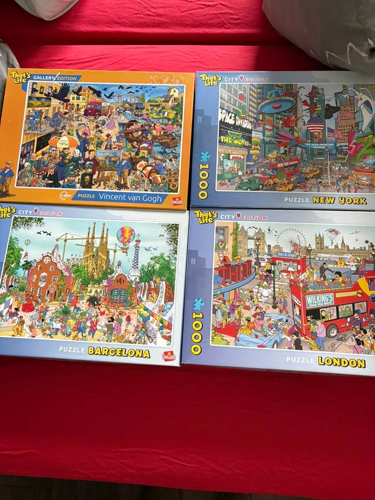 8 puzzels van thats life, Ophalen of Verzenden, 500 t/m 1500 stukjes, Zo goed als nieuw