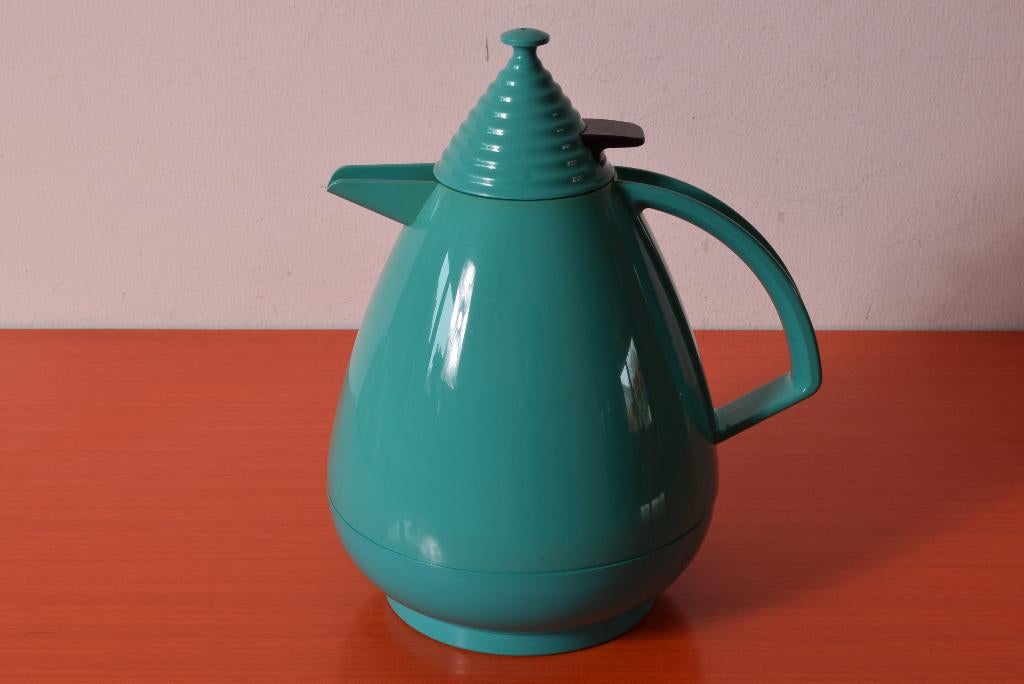 Retro vintage Memphis Leifheit Vivatherm thermoskan, Overige materialen, Gebruikt, Overige typen, Ophalen of Verzenden