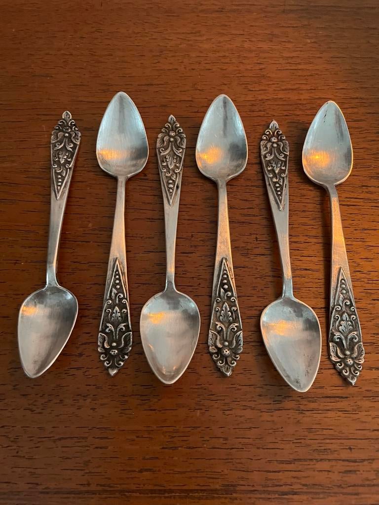 Zilveren lepeltjes, Antiek en Kunst, Antiek | Goud en Zilver, Ophalen of Verzenden