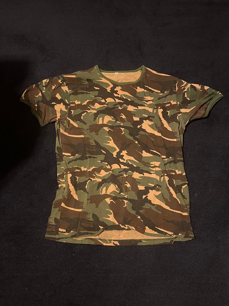 Camo T-shirt - Maat l, Ophalen of Verzenden, Gedragen, Maat 52/54 (L), Groen