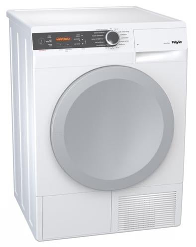 Pelgrim Condens Wasdroger 8kg, Ophalen, 6 tot 8 kg, Gebruikt, Minder dan 85 cm