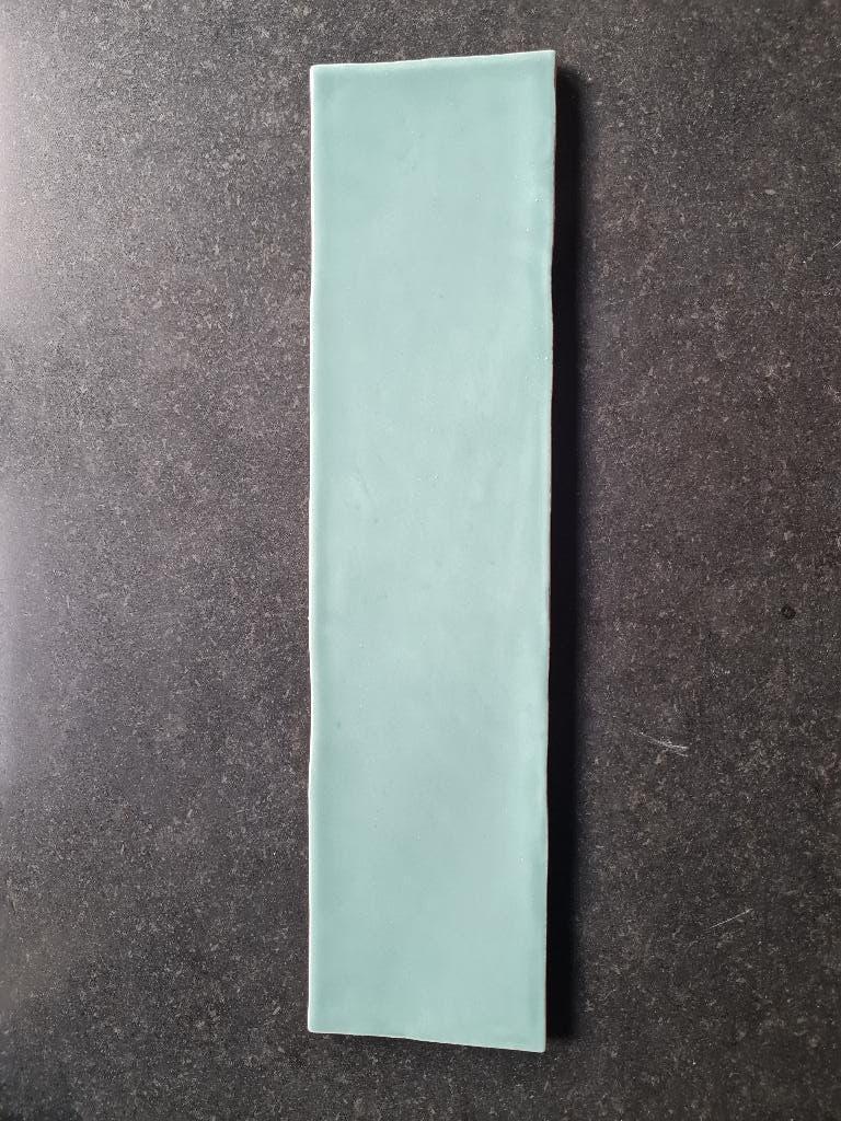 1 doos wandtegels, type vintage Jade Brillo 7,5 cm bij 30 cm, Ophalen, Nieuw, Minder dan 20 cm, 20 tot 40 cm