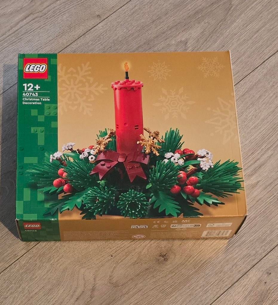 LEGO 40743 Kersttafeldecoratie - Nieuw in doos, Ophalen of Verzenden, Nieuw, Complete set, Lego