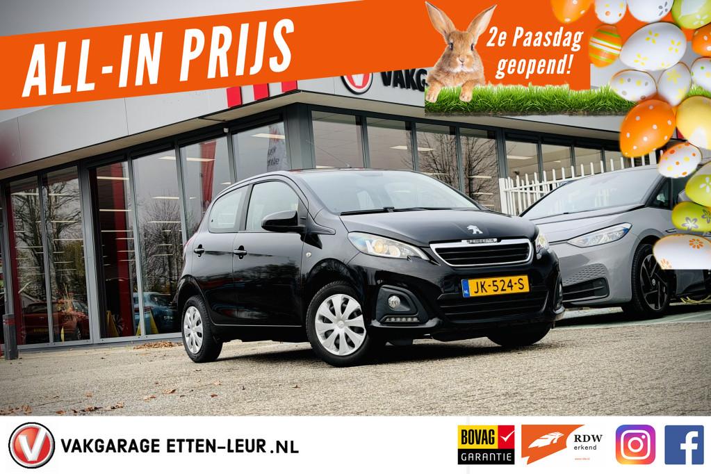 Peugeot 108 1.0 e-VTi Active | AIRCO | BLEUTOOTH (bj 2016), 12 maanden, Stof, Euro 6, 4 stoelen