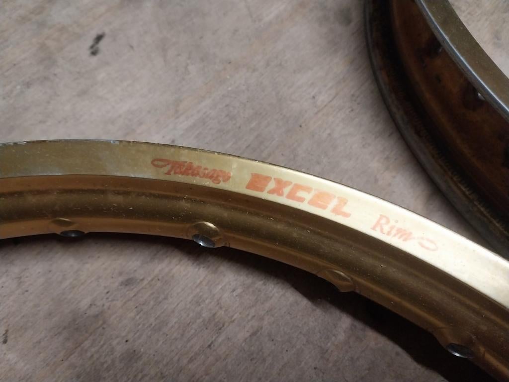 Excel velgring goud 14" 17" cr80 yz80 kx80 crossmotor velgen, Ophalen of Verzenden