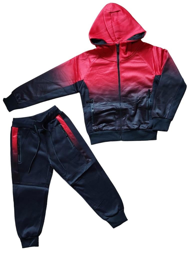 Trainingspak/ Vrijetijdspak Rood/zwart mt 158, Kinderen en Baby's, Kinderkleding | Maat 158, Nieuw, Ophalen of Verzenden, 7204gh