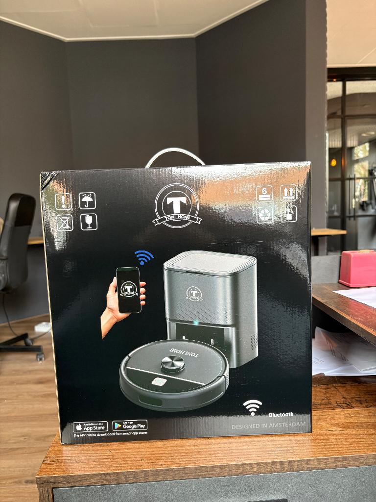 Splinter NIEUWE Robotstofzuiger (winkelprijs €850), Stofzak, 1733AG, Nieuw, Ophalen of Verzenden