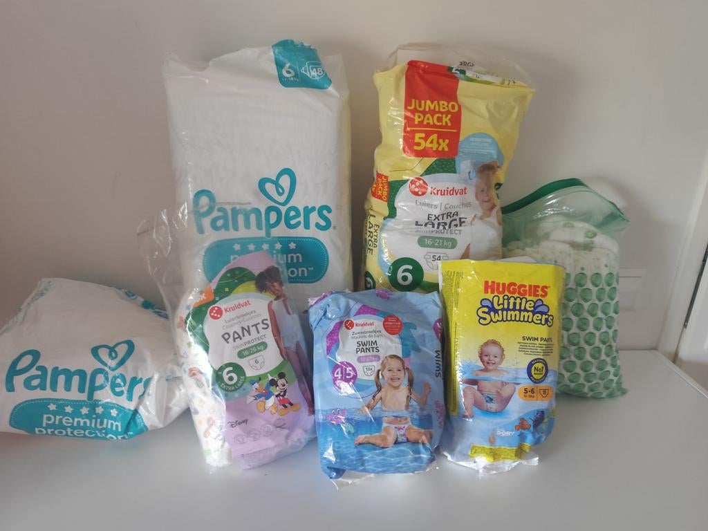 Pampers Maat 6 - Diverse Pakketten, Overige typen, Nieuw, Standaard, Ophalen