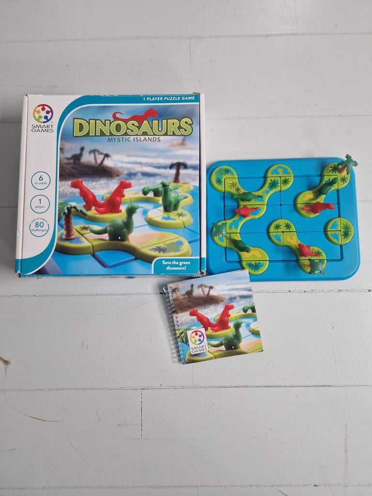 SmartGames Dinosaurus Puzzel met Uitdagingen, Hobby en Vrije tijd, Gezelschapsspellen | Bordspellen, Een of twee spelers, Ophalen of Verzenden