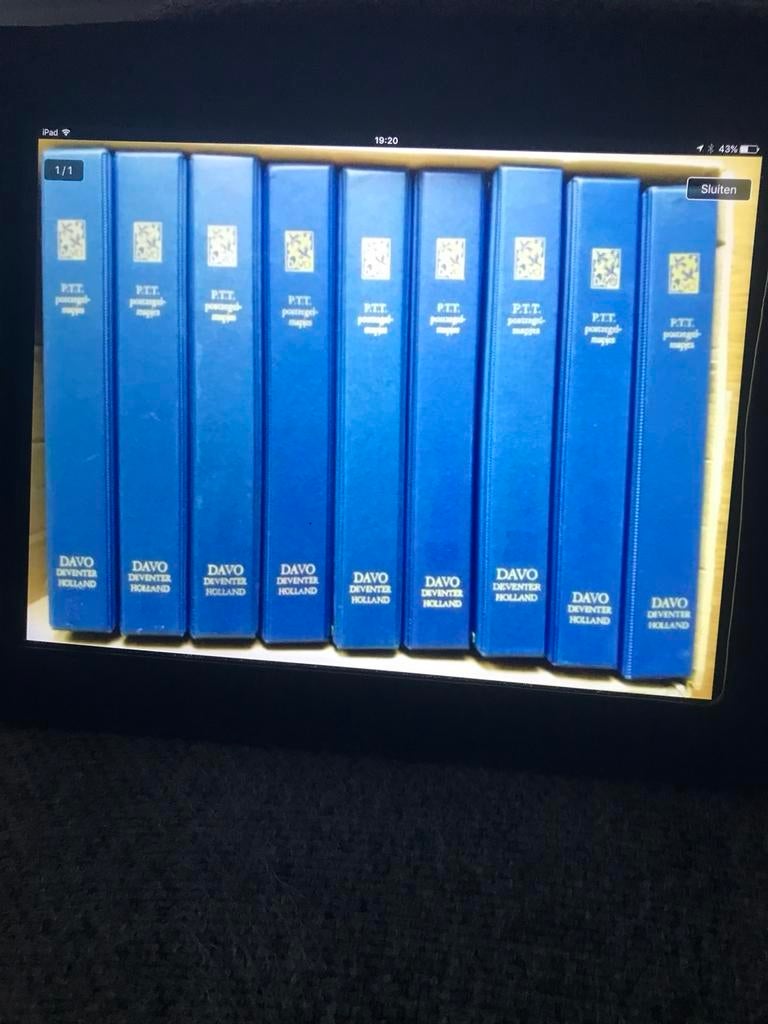 Voor de verzamelaar!!!!12 lege Davo mappen uitverkoop prijs, Ophalen of Verzenden, Verzamelalbum