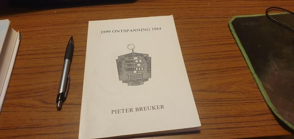 1899 Ontspanning 1984 kaatsvereniging Skingen-Slappeterp, Ophalen of Verzenden, Gelezen, Pieter Breuker