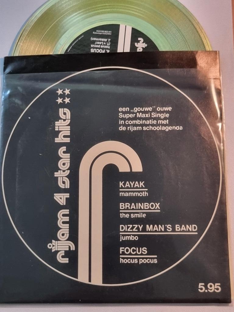 single Maxi KAYAK BRAINBOX FOCUS ETC. plaat van polystyreen, 7 inch, Single, Ophalen of Verzenden, Zo goed als nieuw