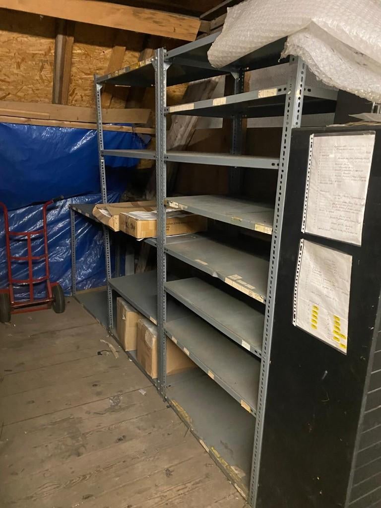 Stelling rek + draad mand rek / stelling, Ophalen, Schietecat, Schietecat, Gebruikt