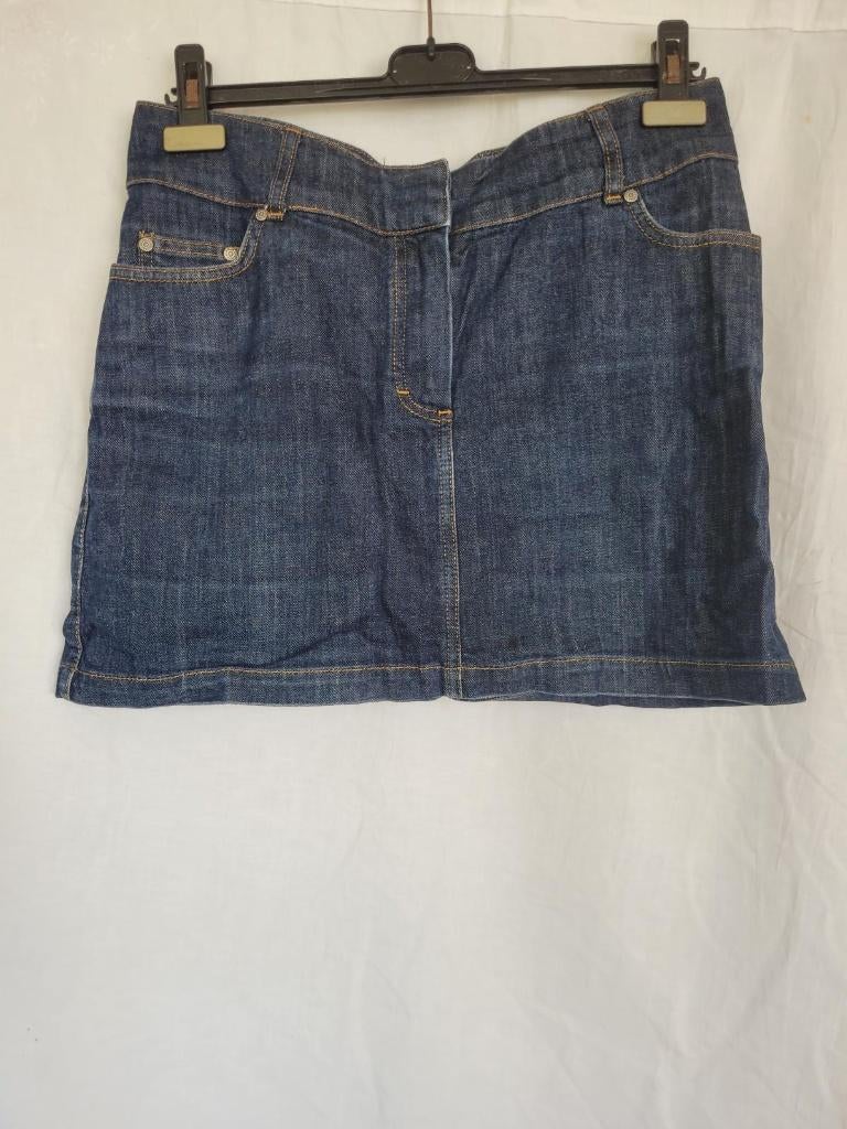 Stoere spijkerminirok mt 42 merk Kookai, Blauw, ., Maat 42/44 (L), Ophalen of Verzenden