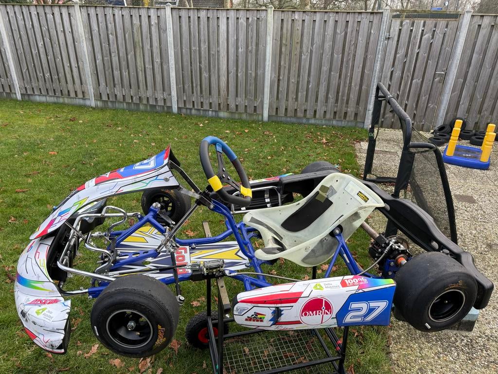 Gold Mini Kart Frame - 2025, Sport en Fitness, Karting, Ophalen, Zo goed als nieuw, Kart