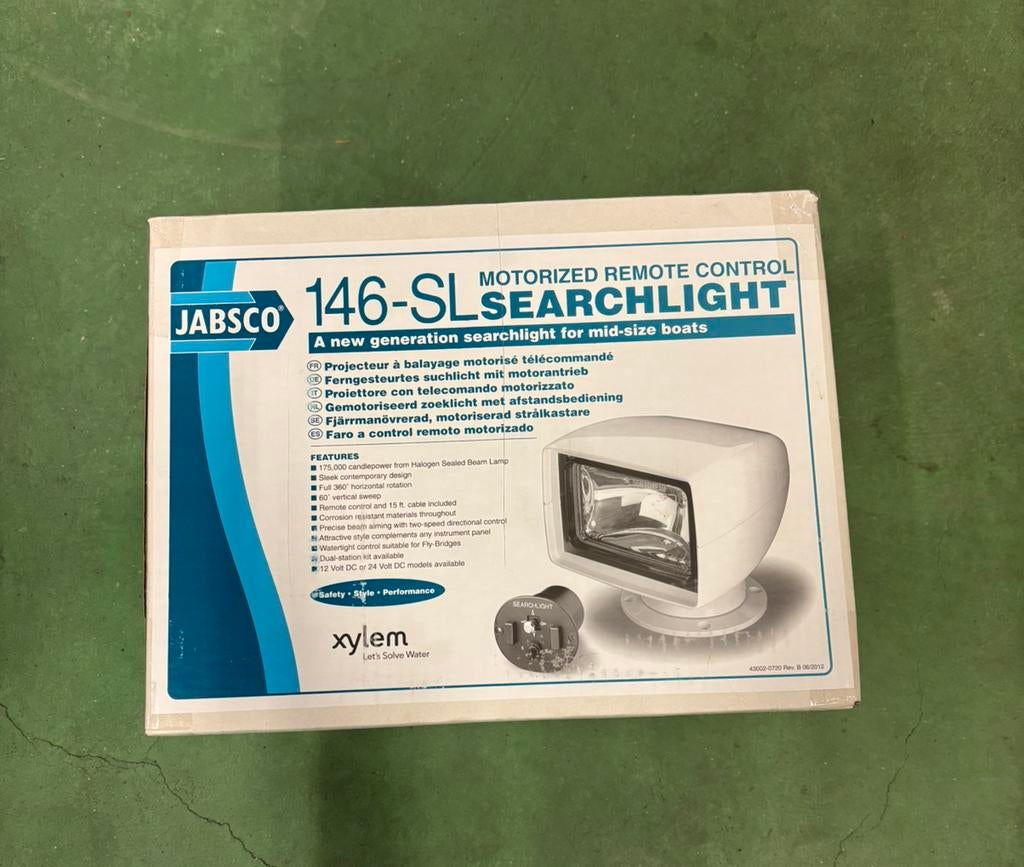 JABSCO 146-SL SEARCHLIGHT, Ophalen, Nieuw, Motor en Techniek, Zeilboot of Motorboot