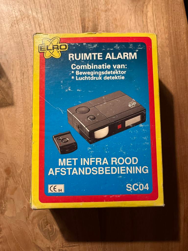 ELRO Ruimte Alarm met Afstandsbediening, Beweging, Nieuw, Ophalen of Verzenden, Compleet systeem