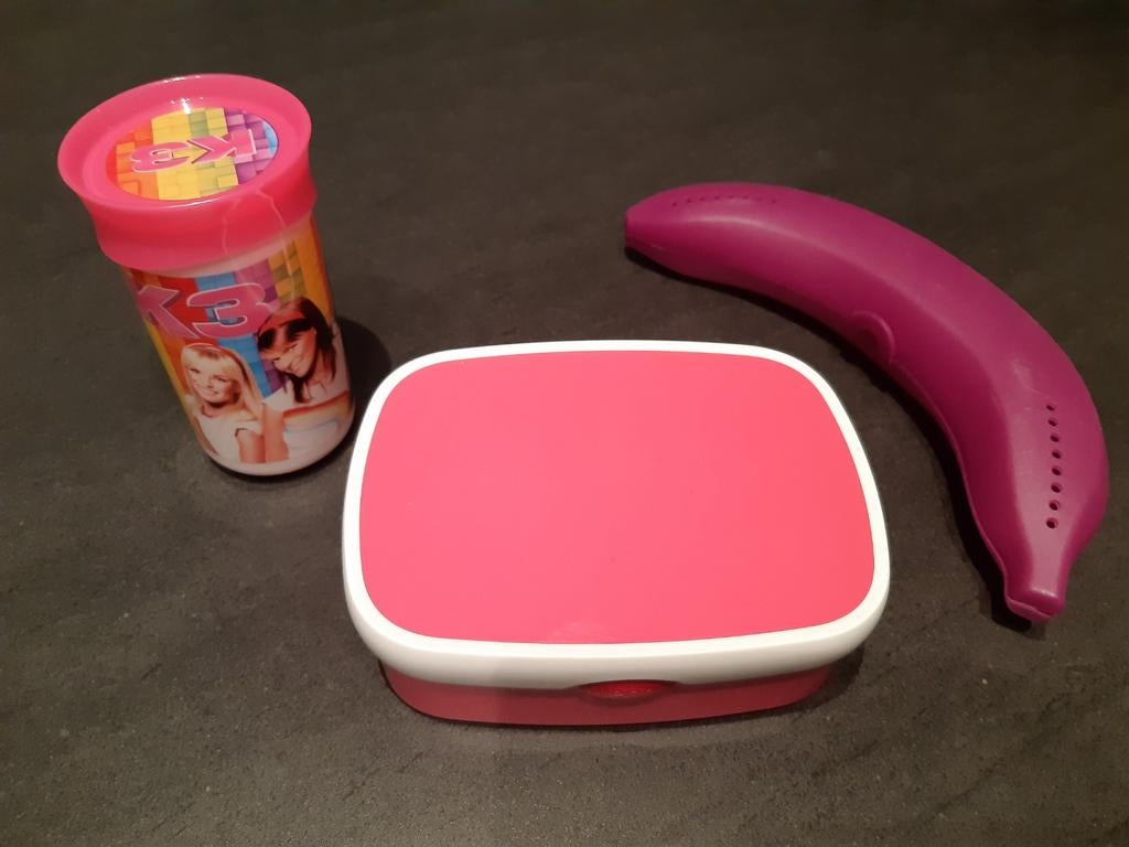 Lunchbox complete set MEPAL meisje, Ophalen of Verzenden, Gebruikt