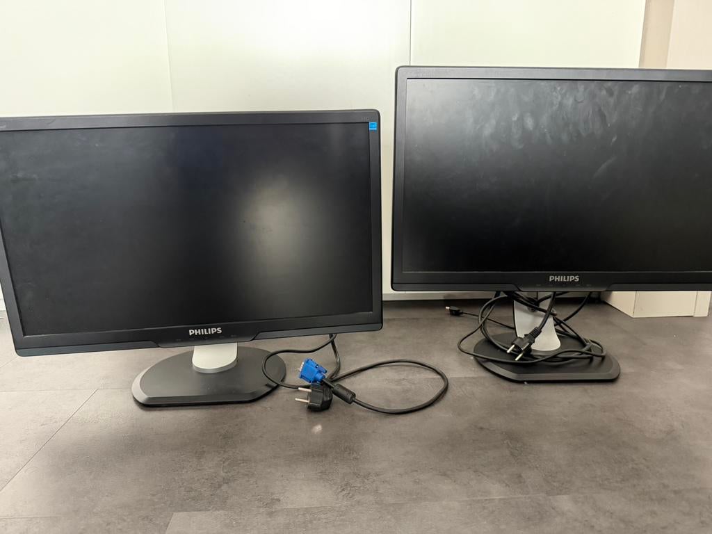 Philips 24 inch monitor (2 stuks), Ophalen, Philips, Gebruikt, Full HD