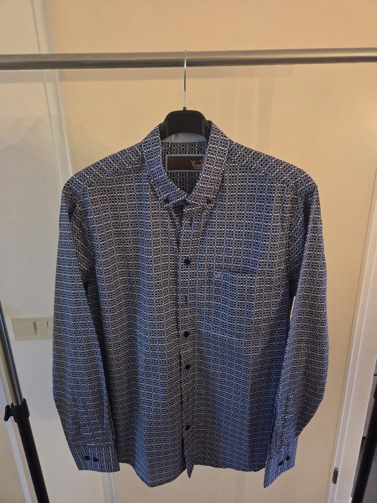 heren hemd Meyer & Meyer, Meyer & Meyer, Blauw, Nieuw, Ophalen of Verzenden