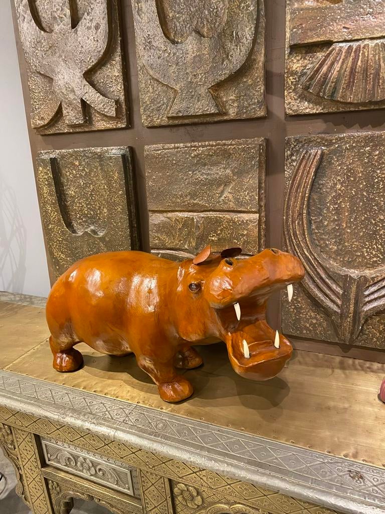 Leren nijlpaard met slagtanden, Ophalen of Verzenden, Nieuw